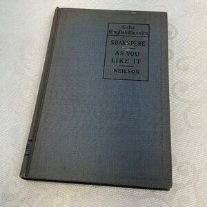 Shakespeares As‎ You Like It Hardcover Book 1919